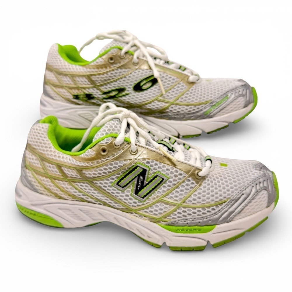 🇺🇸USA New‎ Balance 826 White Lime Green Silver Y2K Running Shoes Women's 7.5